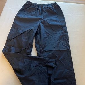 COLUMBIA Black Thin Rain Pants size M (Children’s)